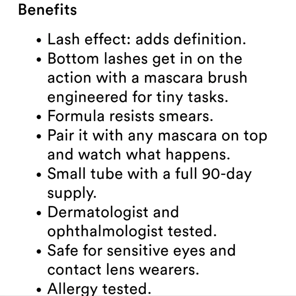 CLINIQUE Bottom Lash Mascara in Black